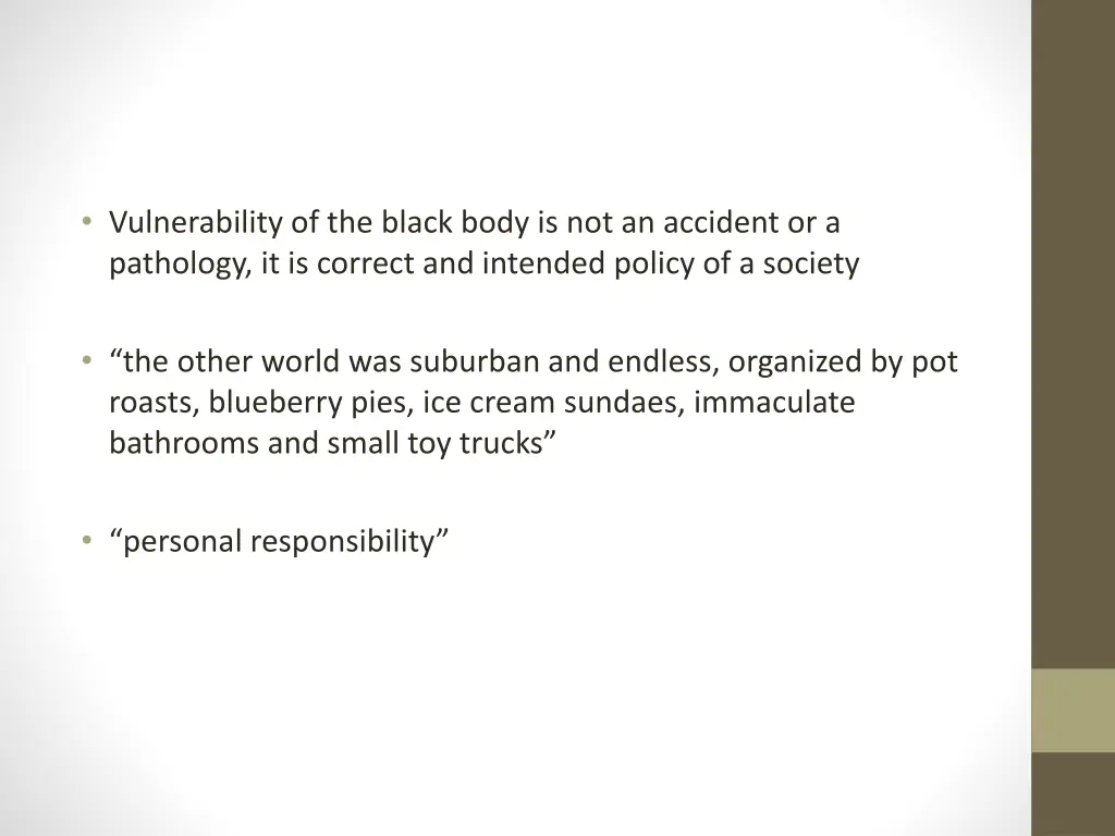 vulnerability of the black body