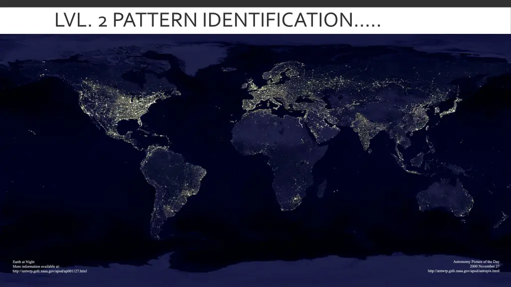 lvl 2 pattern identification