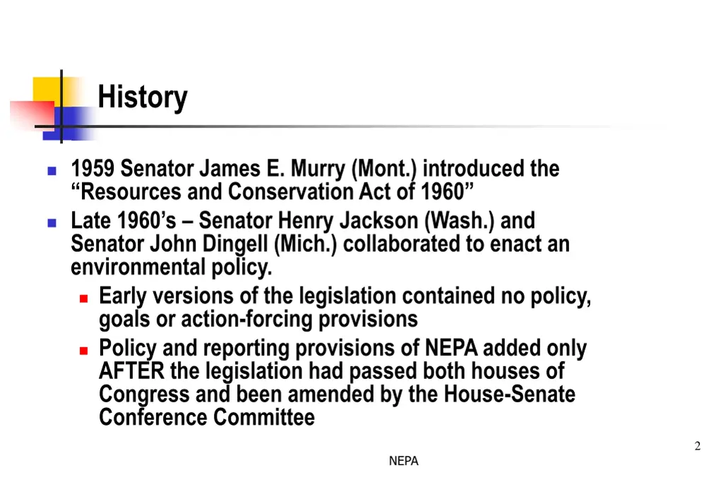 history