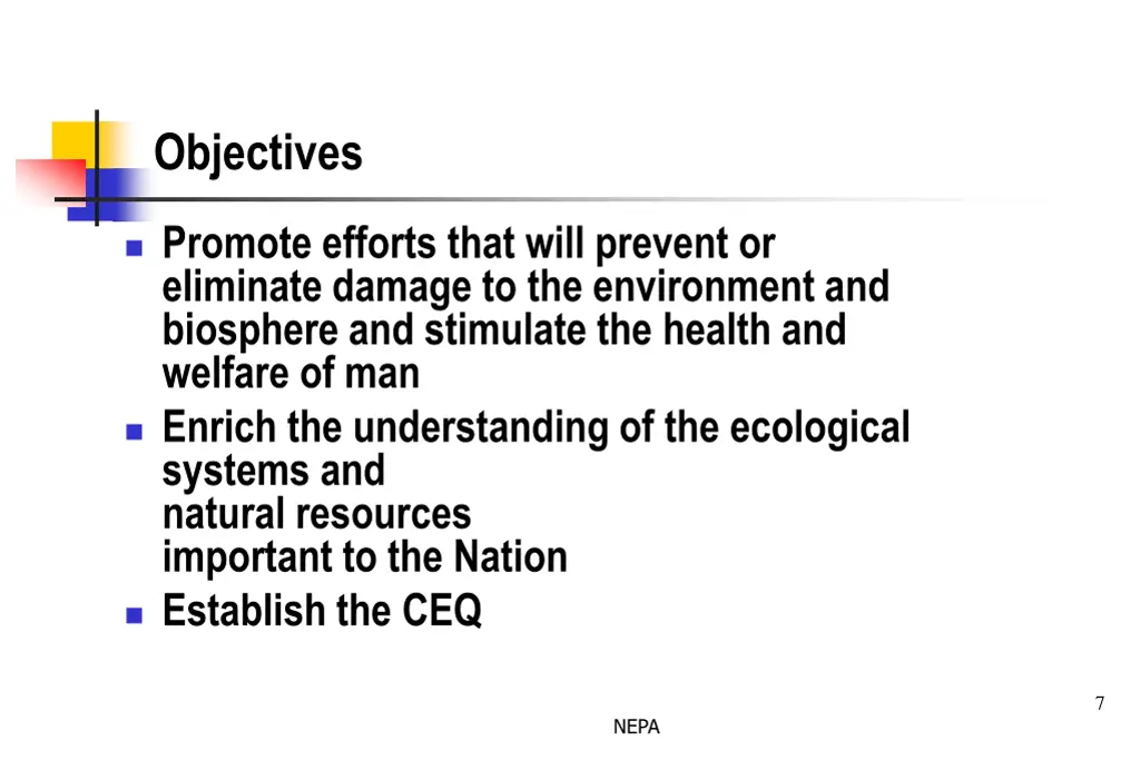 objectives 1