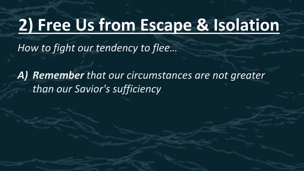 2 free us from escape isolation 2