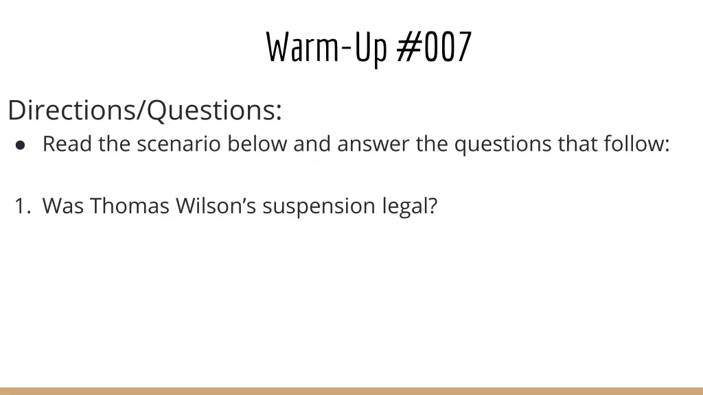 warm up 007 1