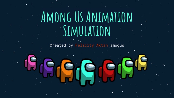 among us animation simulation