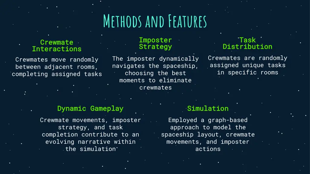 methods and features