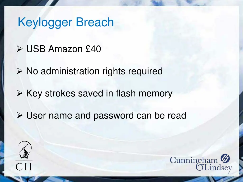 keylogger breach