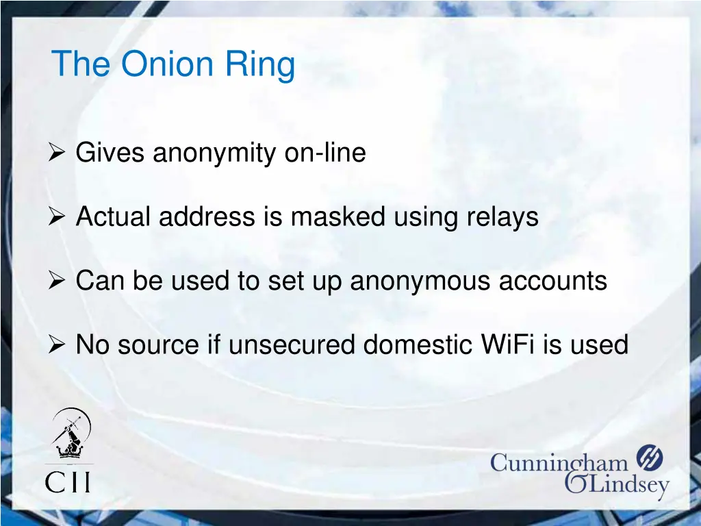 the onion ring