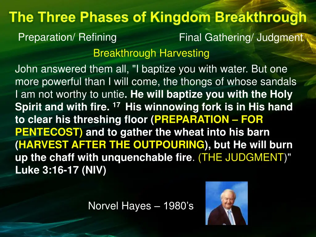 preparation refining