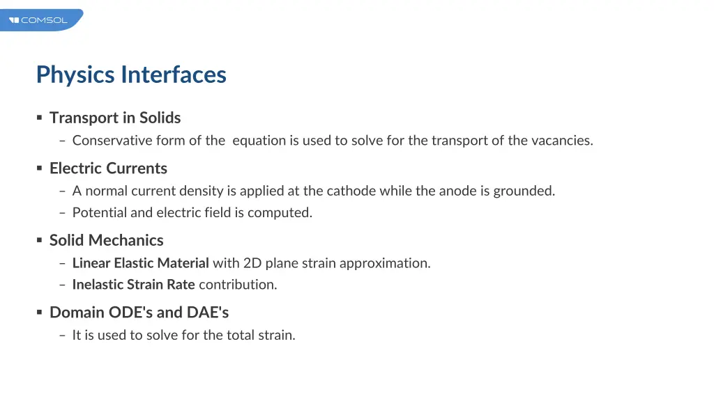 physics interfaces