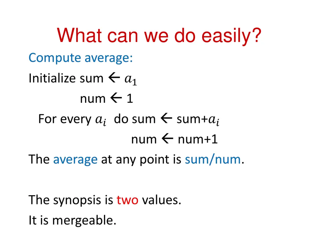 what can we do easily 1