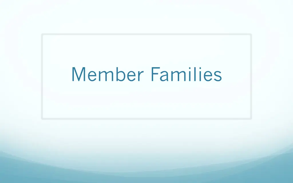 member families