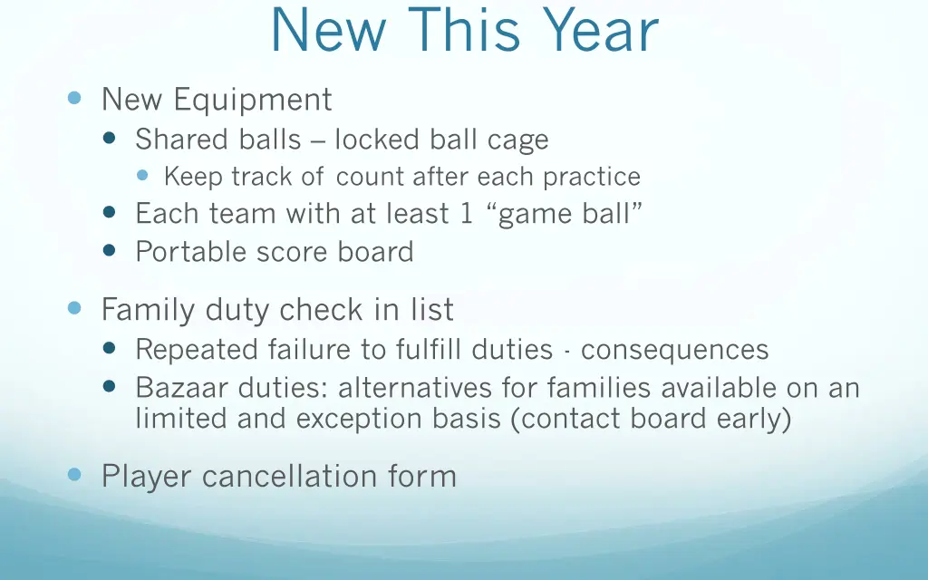 new this year