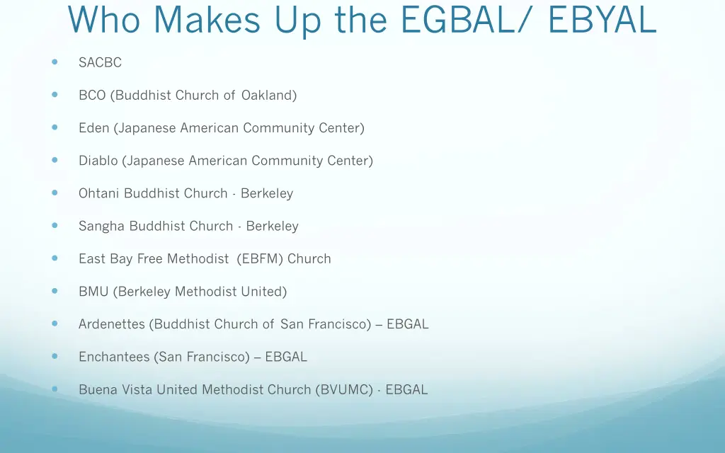 who makes up the egbal ebyal