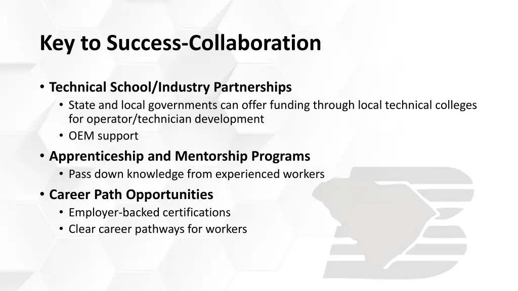 key to success collaboration