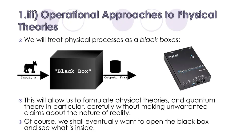 1 iii operational approaches to physical theories 2