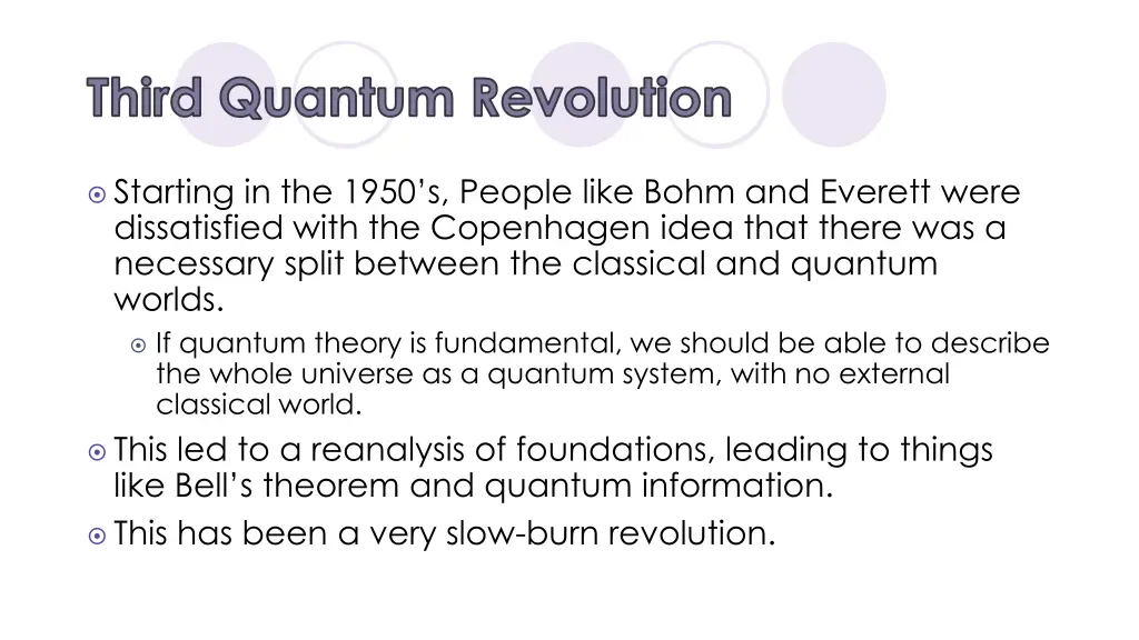 third quantum revolution
