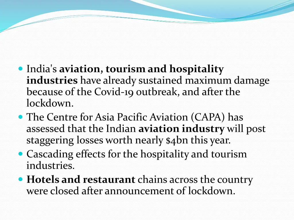 india s aviation tourism and hospitality