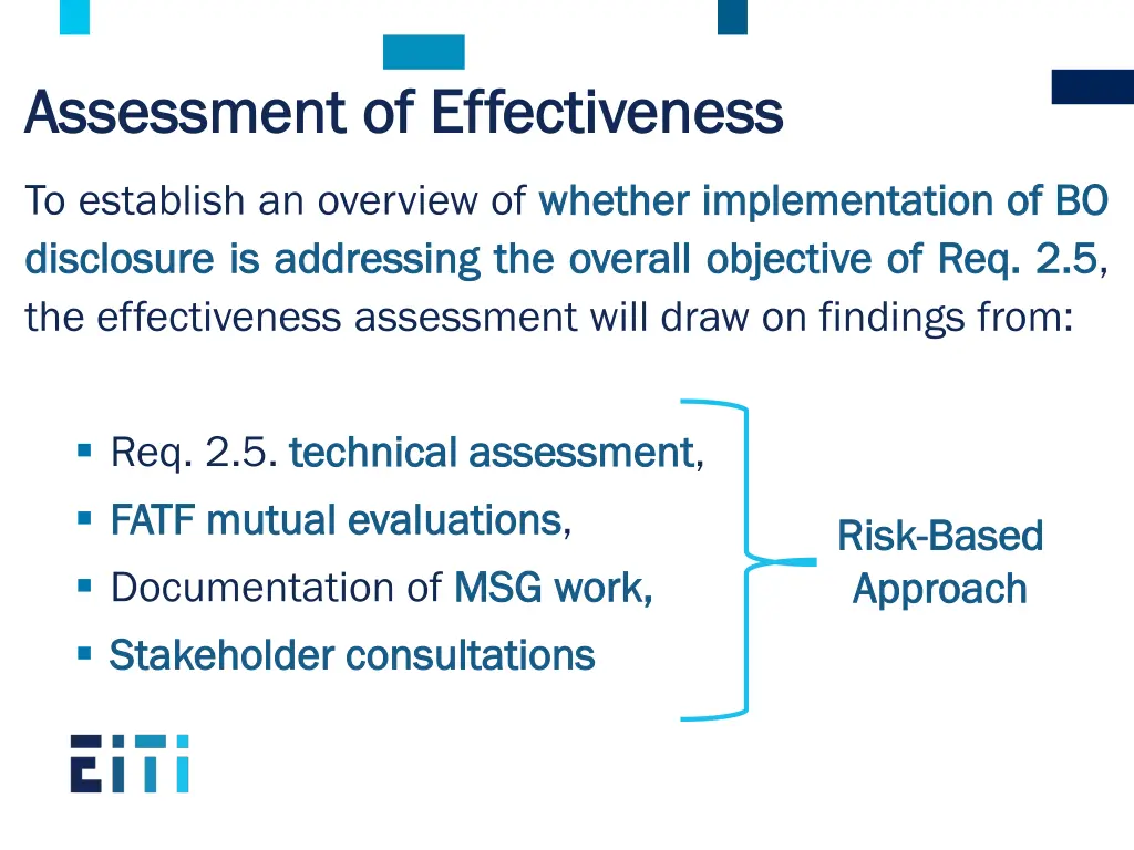 assessment of effectiveness assessment