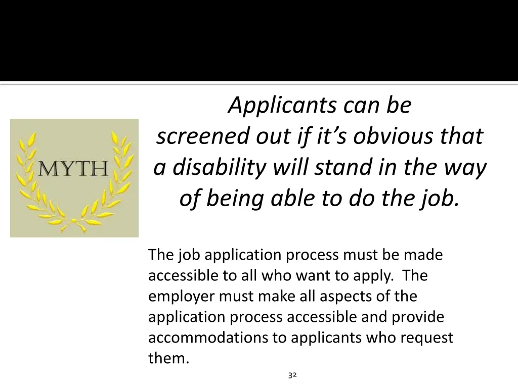 applicants can be screened out if it s obvious