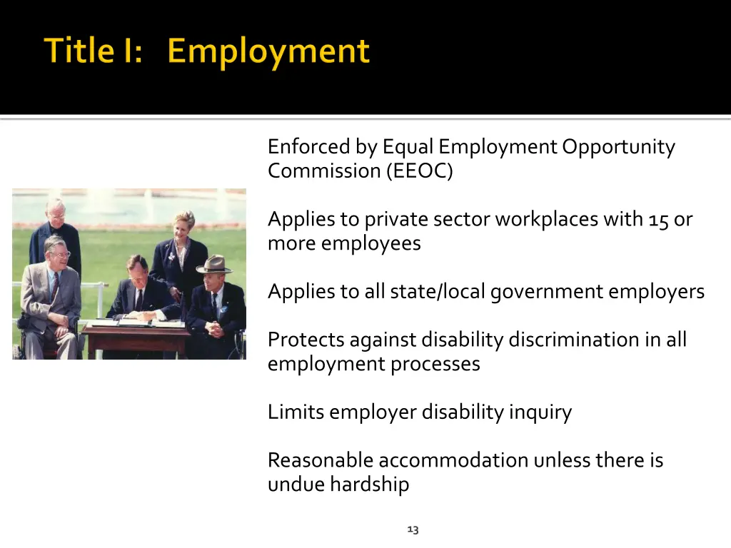 enforced by equal employment opportunity