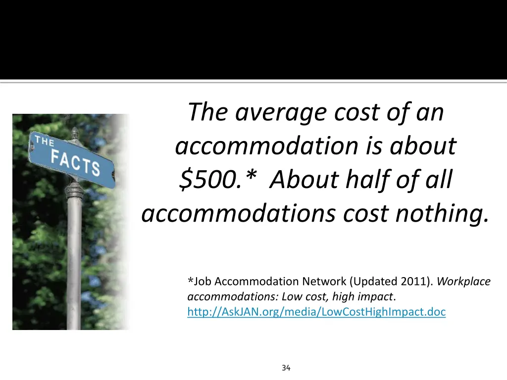 the average cost of an accommodation is about