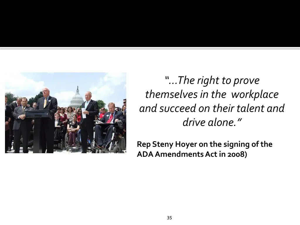 the right to prove themselves in the workplace