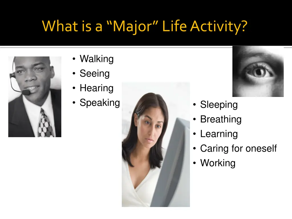 what is a major life activity