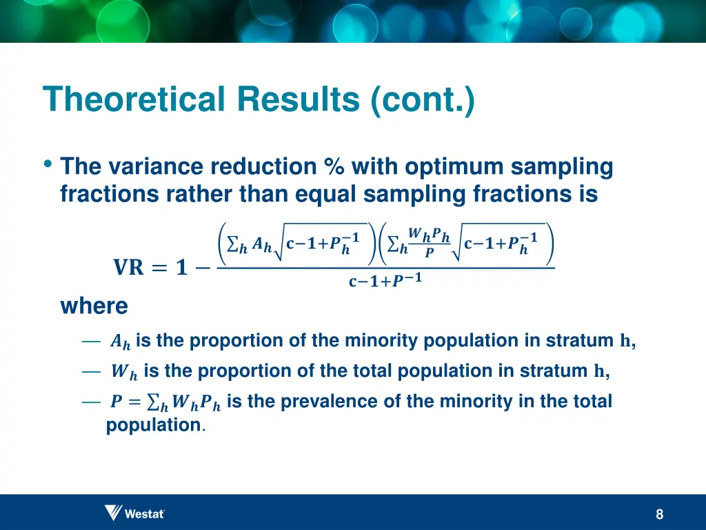 theoretical results cont