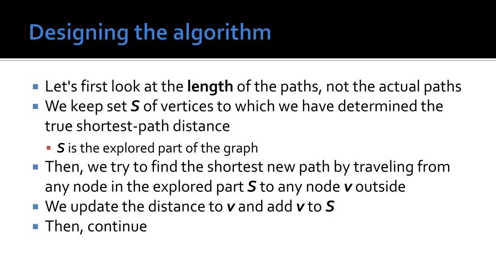 let s first look at the length of the paths