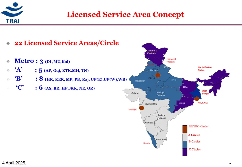 licensed service area concept