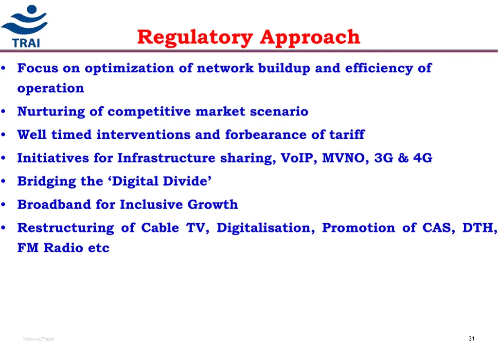 regulatory approach