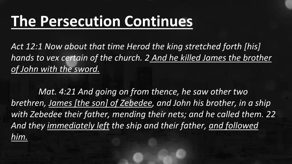 the persecution continues 2