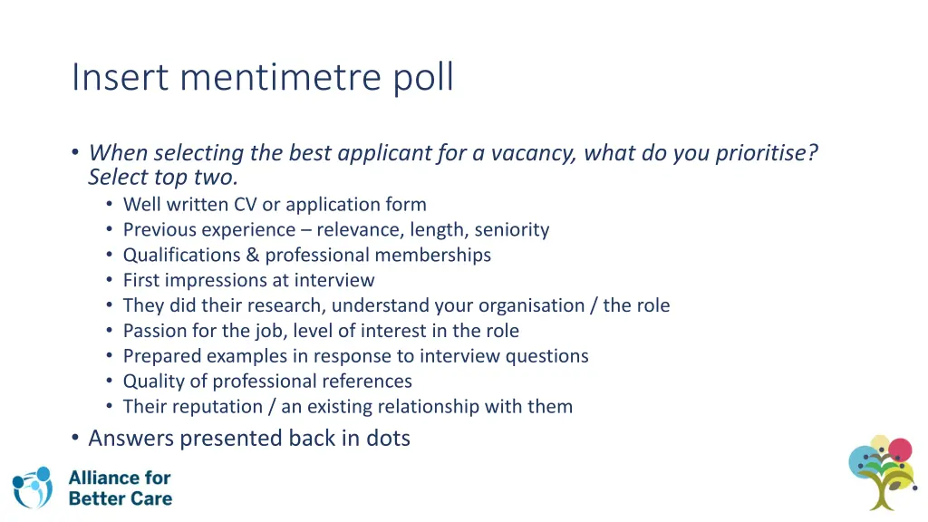 insert mentimetre poll