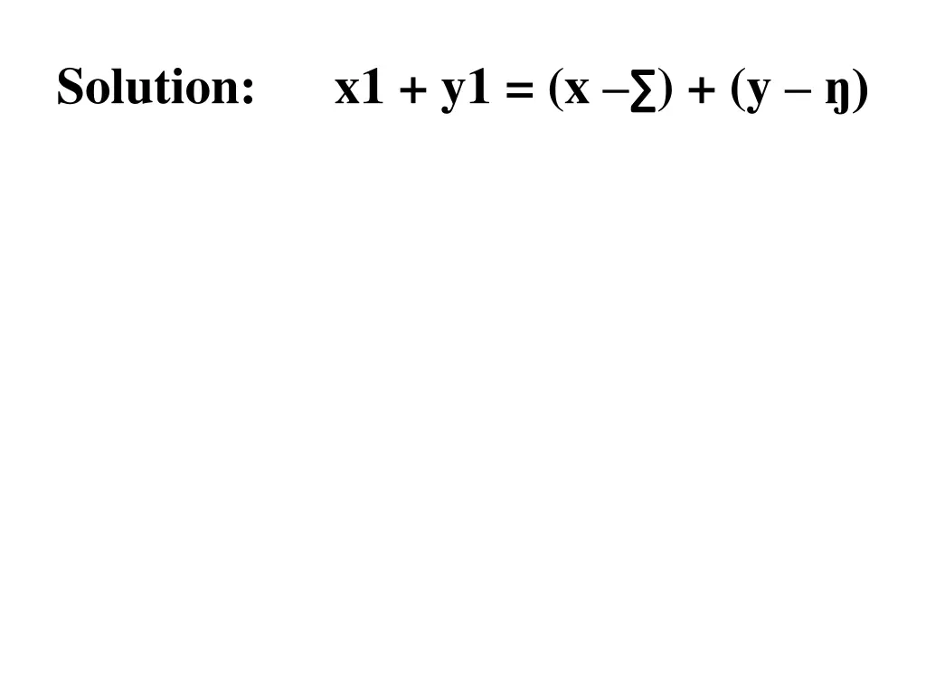 solution
