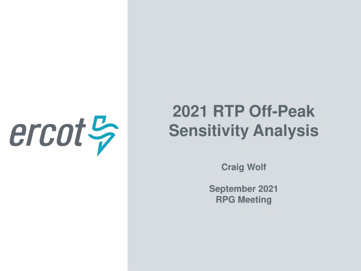 2021 rtp off peak sensitivity analysis