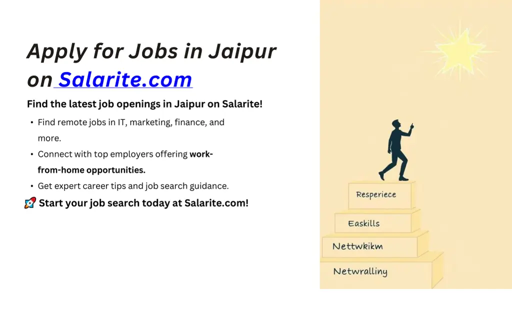 apply for jobs in jaipur on salarite com find