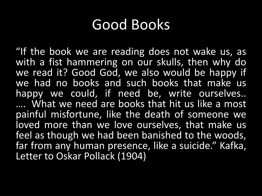 good books
