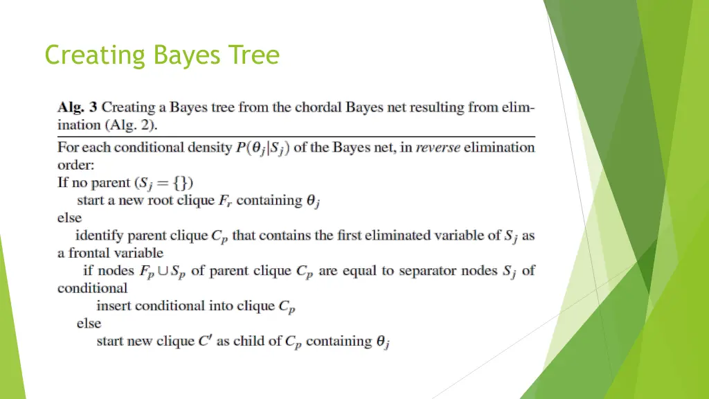 creating bayes tree
