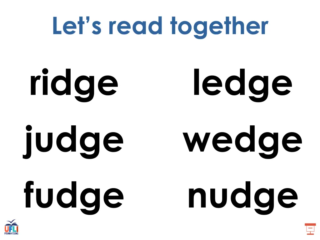 ridge judge fudge