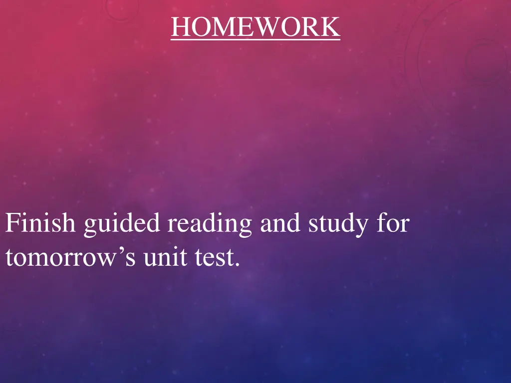 homework