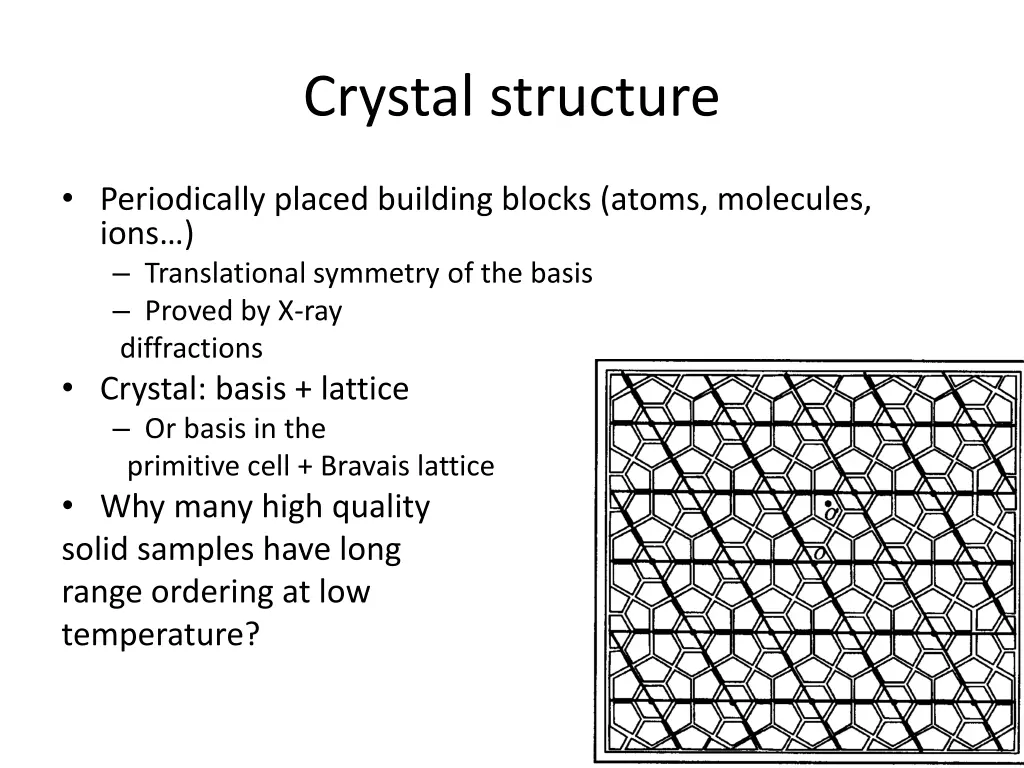 crystal structure