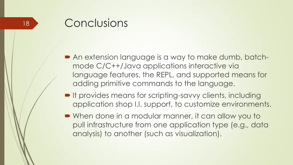conclusions