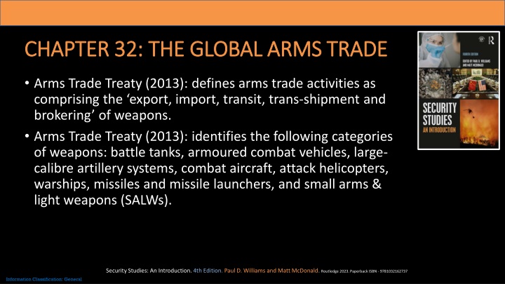 chapter 32 the global arms trade chapter
