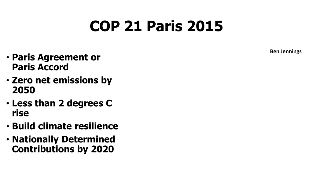 cop 21 paris 2015
