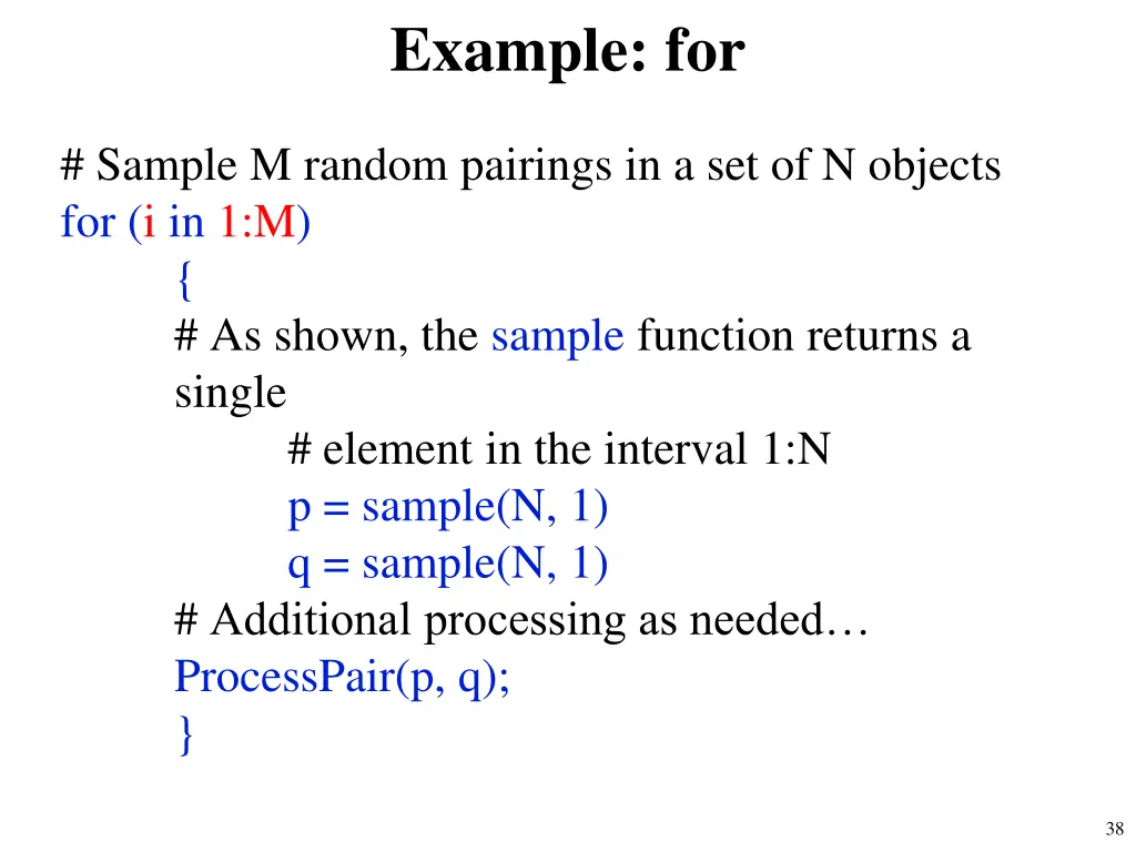 example for