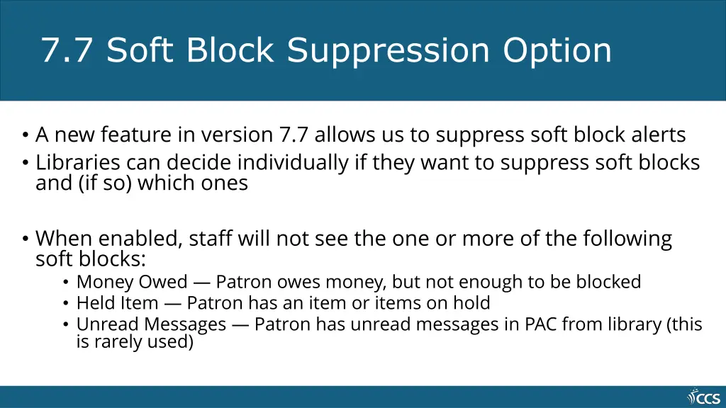 7 7 soft block suppression option 1