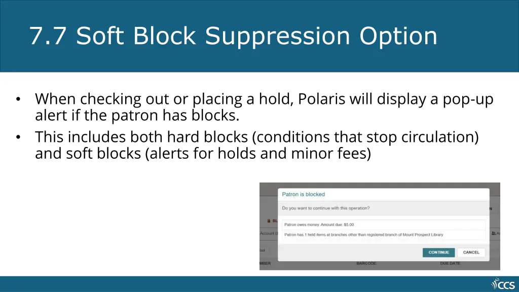 7 7 soft block suppression option