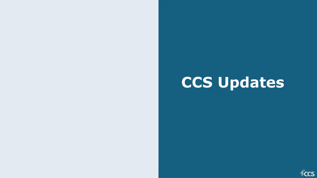 ccs updates