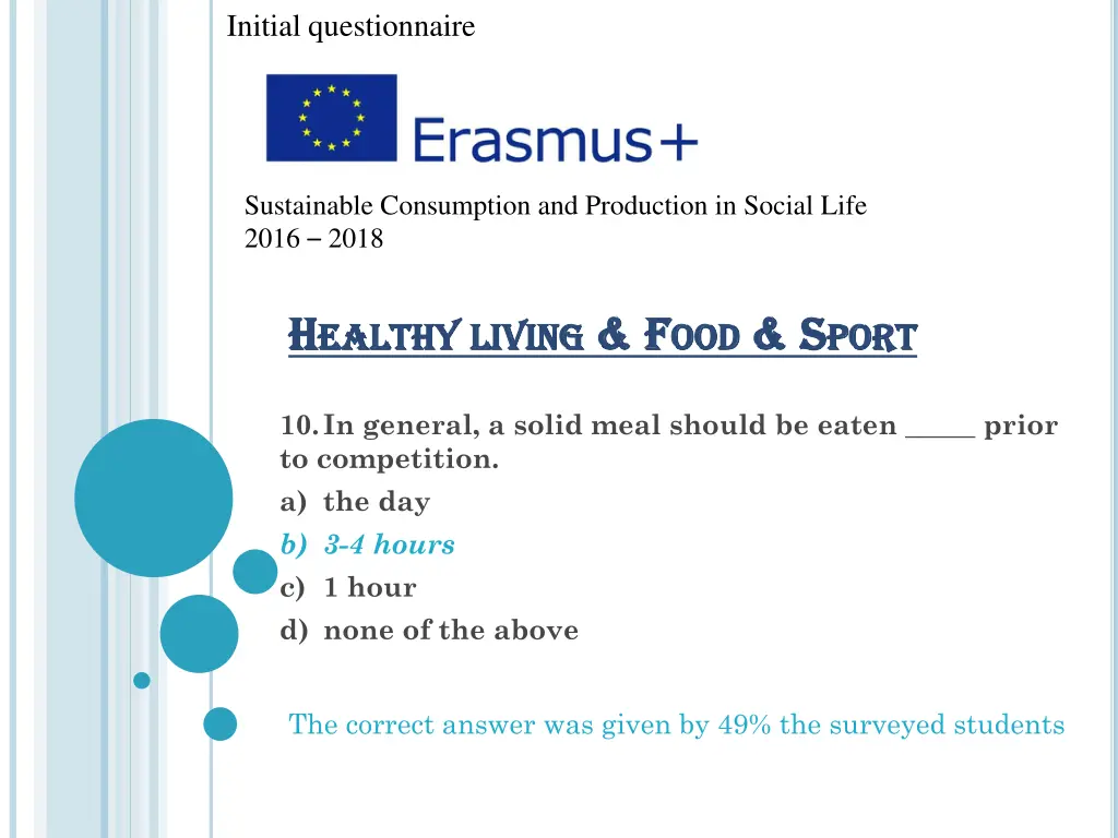 initial questionnaire 23
