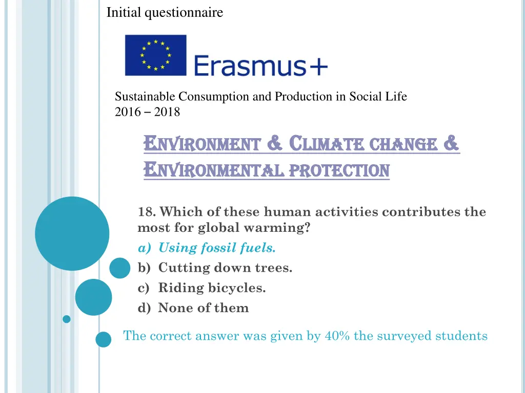 initial questionnaire 41