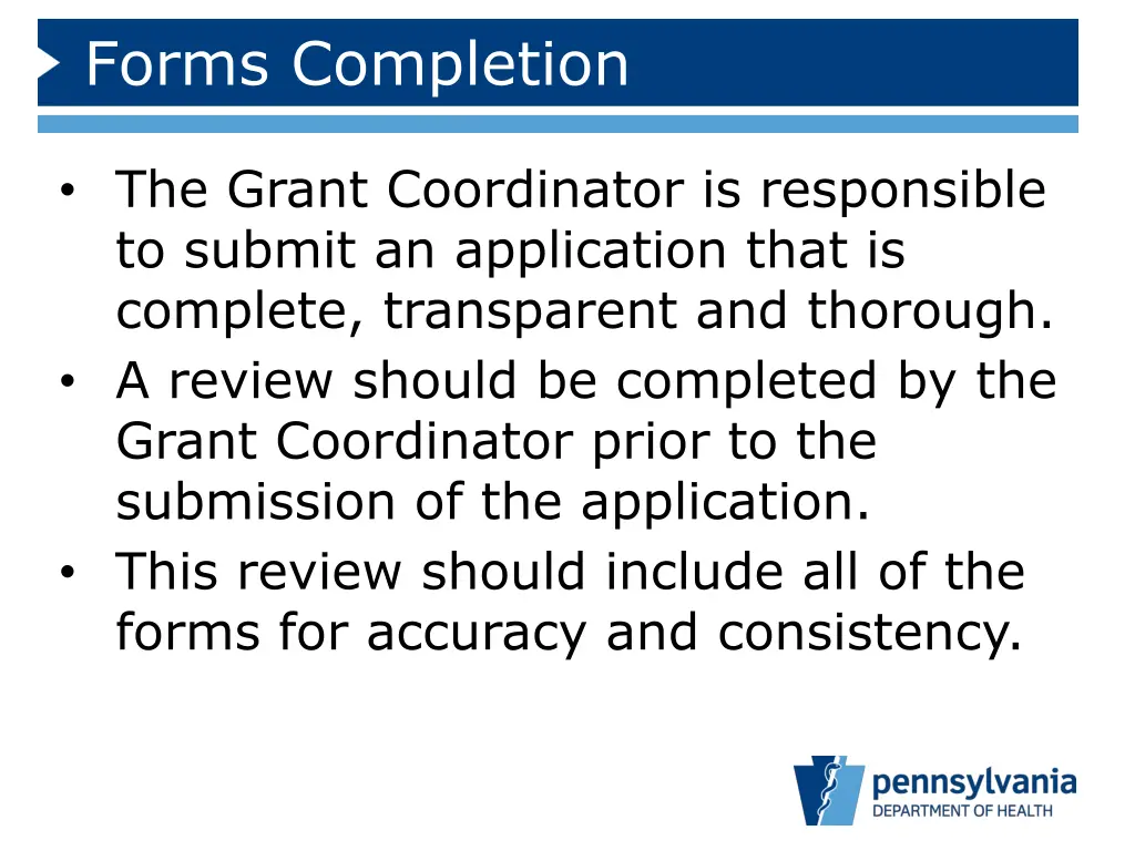 forms completion
